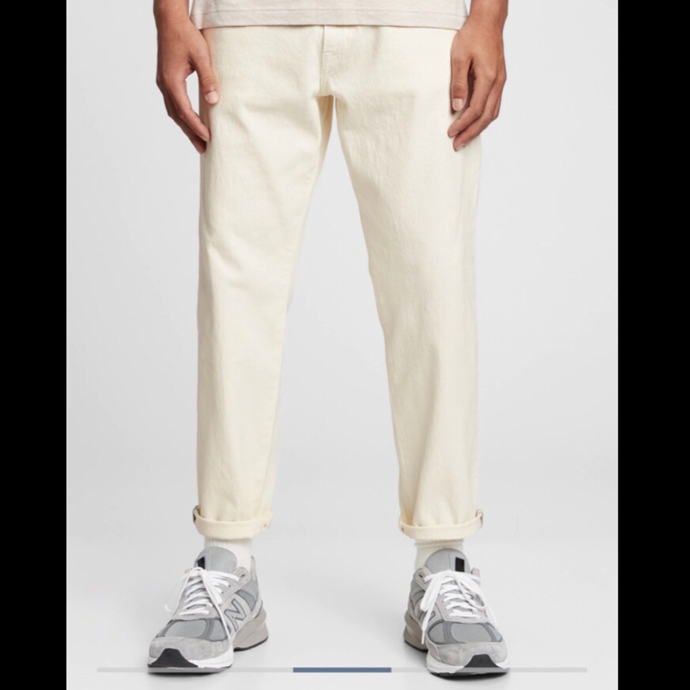 Vintage Cropped Straight Jeans with Washwell